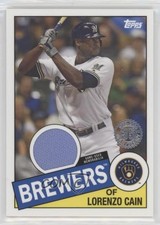 2020 Topps 1985 Topps Baseball Relics Series 2 Lorenzo Cain #85TR-LC 00m9
