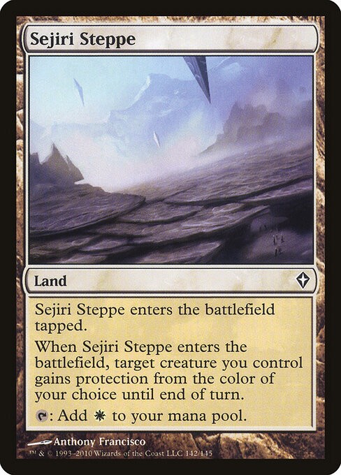 Sejiri Steppe NonFoil Worldwake 142 NM MTG