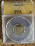 1985-P Jefferson Nickel ANACS Graded MS64 5.5 Steps