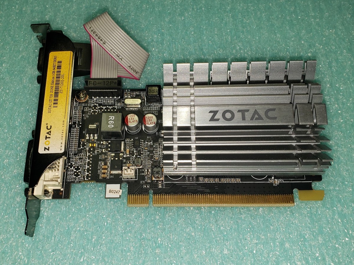 Zotac GT 720 ZONE Edition 1GB 64BIT DDR3 Graphics Card | eBay