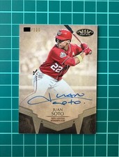 Juan Soto 2019 Topps Tier One Autograph /100 Nationals MLB Limited Edition