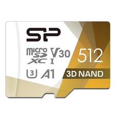 Silicon Power 512GB Micro SD Card U3 SDXC microsdxc High Speed MicroSD Memory...
