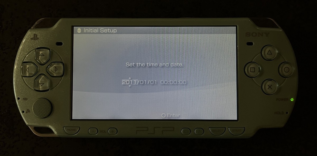 Sony PSP-2000 PSP 2000 Console Blume Mint Green in box Region free 