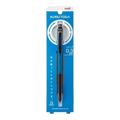 Mitsubishi Pencil Kuru Toga KS 0.3mm Mechanical Pencil Blue New M3KS1P.33