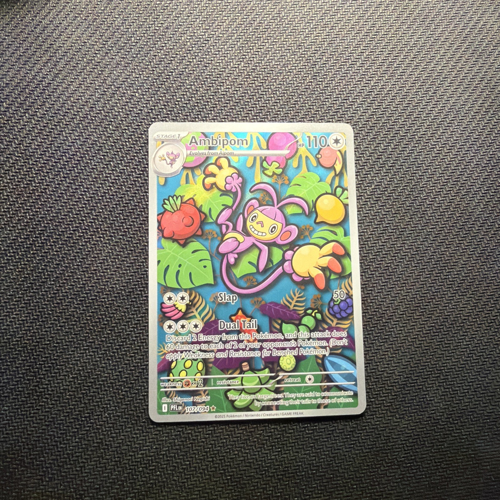 Pokemon Ambipom 107/094 Me02:Phantasmal Flames