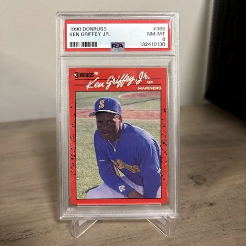 1990 Donruss Ken Griffey Jr. #365 Graded PSA 8 NM-MT HOF
