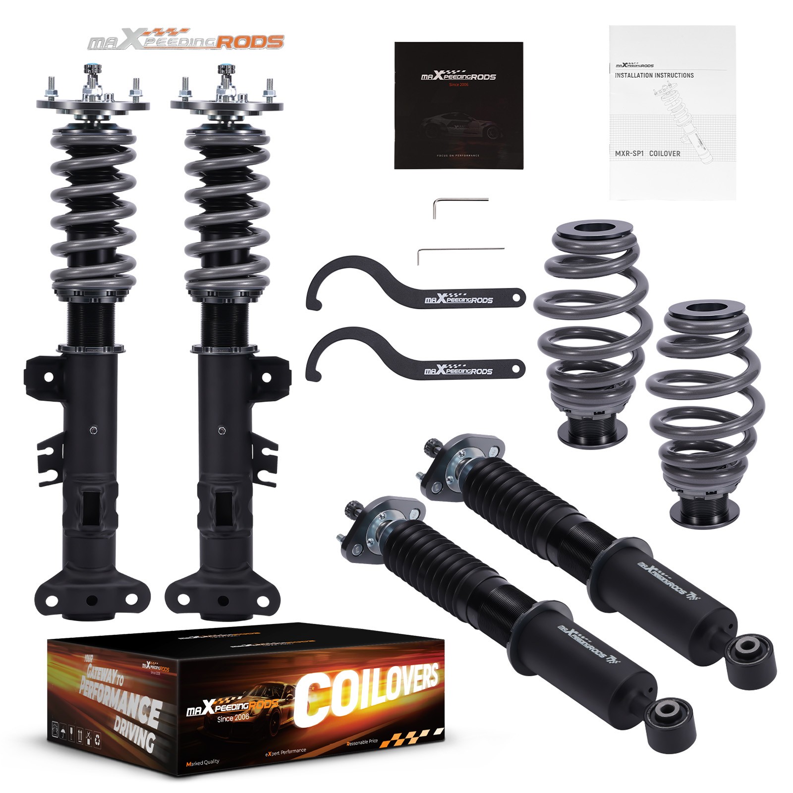 Performance Coilovers For BMW E36 3 Series 1990-1998 Saloon Coupe Touring Spring