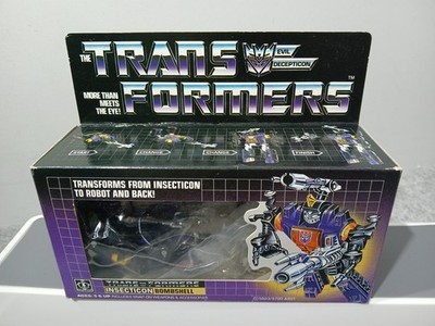 Transformers G1 Bombshell 1984 Boxed ALL ORIGINAL 100% COMPLETE AMAZING