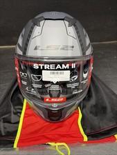 LS2 Stream Shadow 2 Pequeño Casco Completo Moto