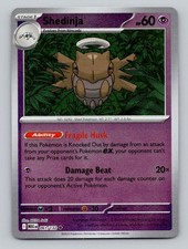 Shedinja 061/132 Uncommon Mega Evolution Pokemon Reverse Holo Near Mint