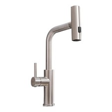 Waterfall Kitchen Faucet with Pull Down Sprayer, Modern Single Handle Single ...
