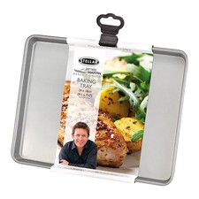 James Martin Baking Tray Bakers Dozen Nonstick 24x18x1.5cm Ovenware Grey Quality
