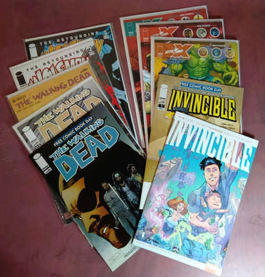 KIRKMAN IMAGE/SKYBOUND Lot [10] ~ Walking Dead Invincible Skybound X Wolfman