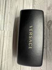 Versace Sunglasses Eyeglasses Black Large Hard Clamshell Case - CASE ONLY