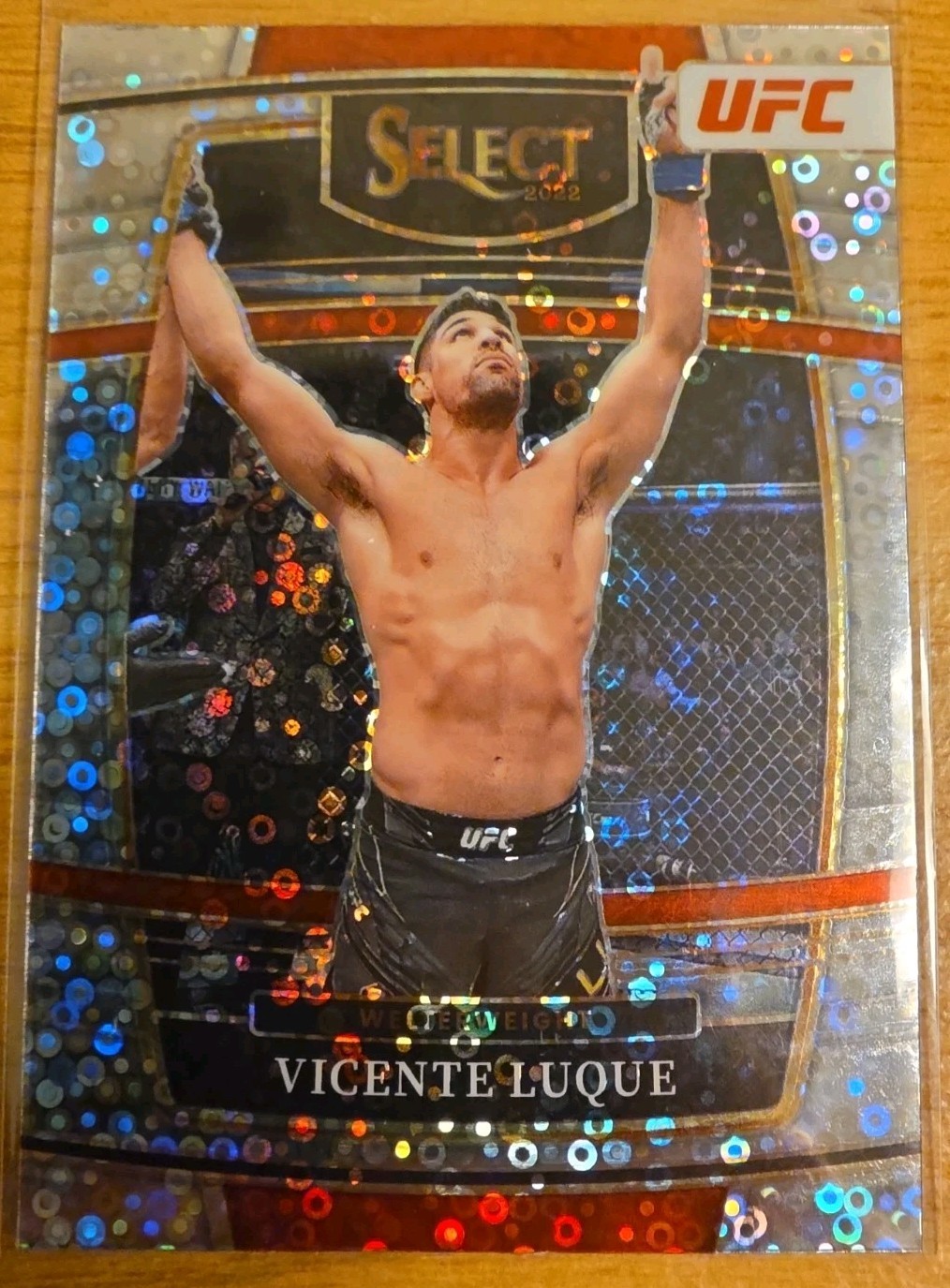 Vicente Luque 2022 Panini Select UFC Concourse Disco Prizm #76