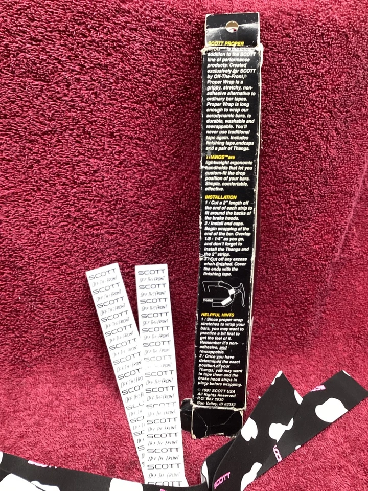 SCOTT Handlebar Tape Off The Front Vintage 1991   - Image 3 of 4