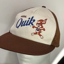 Nestle Quik Vintage Trucker Style Hat/cap Snap Back And Mesh. Good Foam.  KAP.II