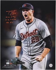 Tarik Skubal Detroit Tigers Signed 16