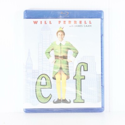 Elf (Blu-ray, 2003) NEW SEALED Will Ferrell James Caan Zooey Deschanel Ed Asner