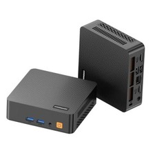 C5 Mini PC, AMD Ryzen 5 3500U Up to 3.7GHz Grey Black