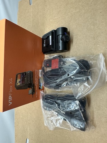 Rexing - V1P Flex X4 4K WiFi Dual Dash Cam - Black
