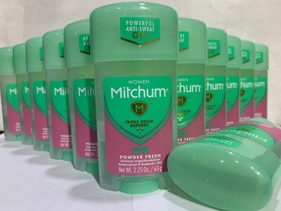 12x Mitchum Powder Fresh Women's Anti-Perspirant and Deodorant Gel - 3.4oz