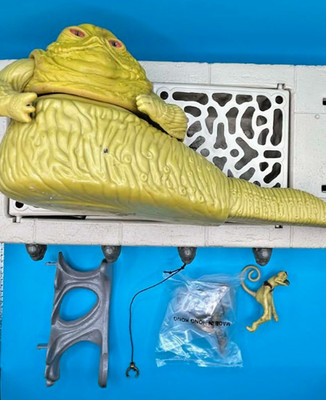 Star Wars 1983 Vintage Jabba The Hutt Playset 100% Complete Original Kenner ROTJ