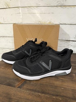 Vionic W Strider Black/Charcoal Mesh NIB 8.5 Wide