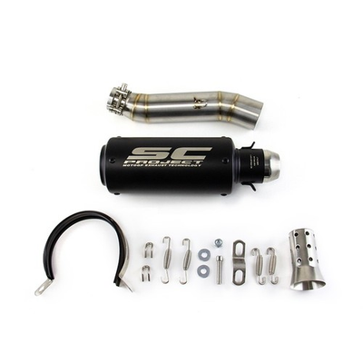 #ad #ad Slip for Honda CBR300R 2013 23 CBR300F Black Muffler Tips Exhaust Mid Tail Pipe $90.00