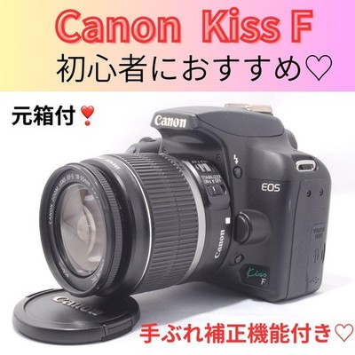 Canon KissF single lens reflex camera with image stabilization function recommen