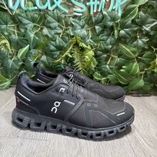 On Cloud 6 Waterproof Women Black Out Running Shoes Engineering Size 8