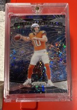 2024 Panini Prizm - Fireworks Bo Nix #23 No Huddle Prizm (RC)