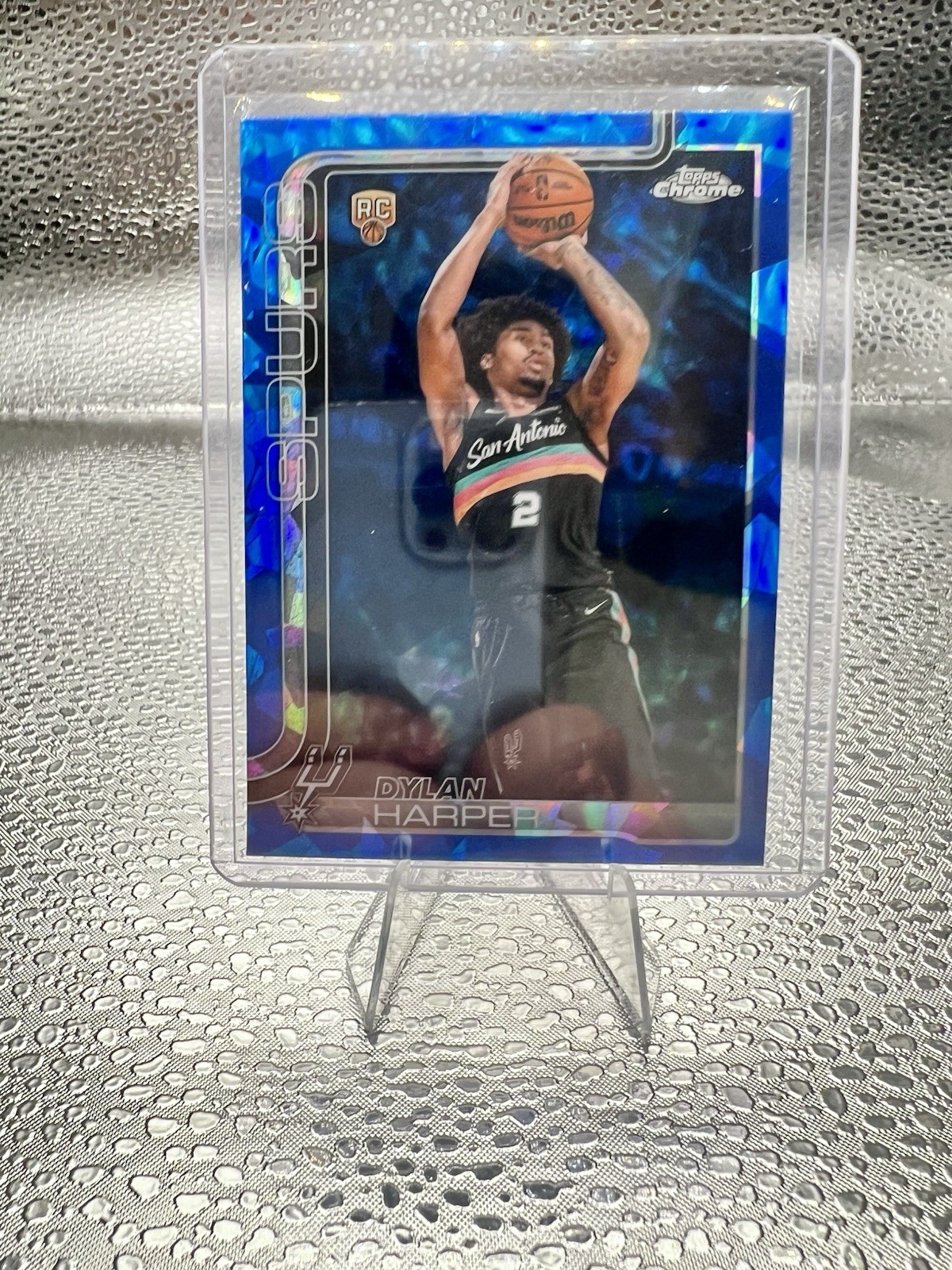 2025-26 Topps Chrome Update Sapphire #152 Dylan Harper Rookie 🔥 Spurs