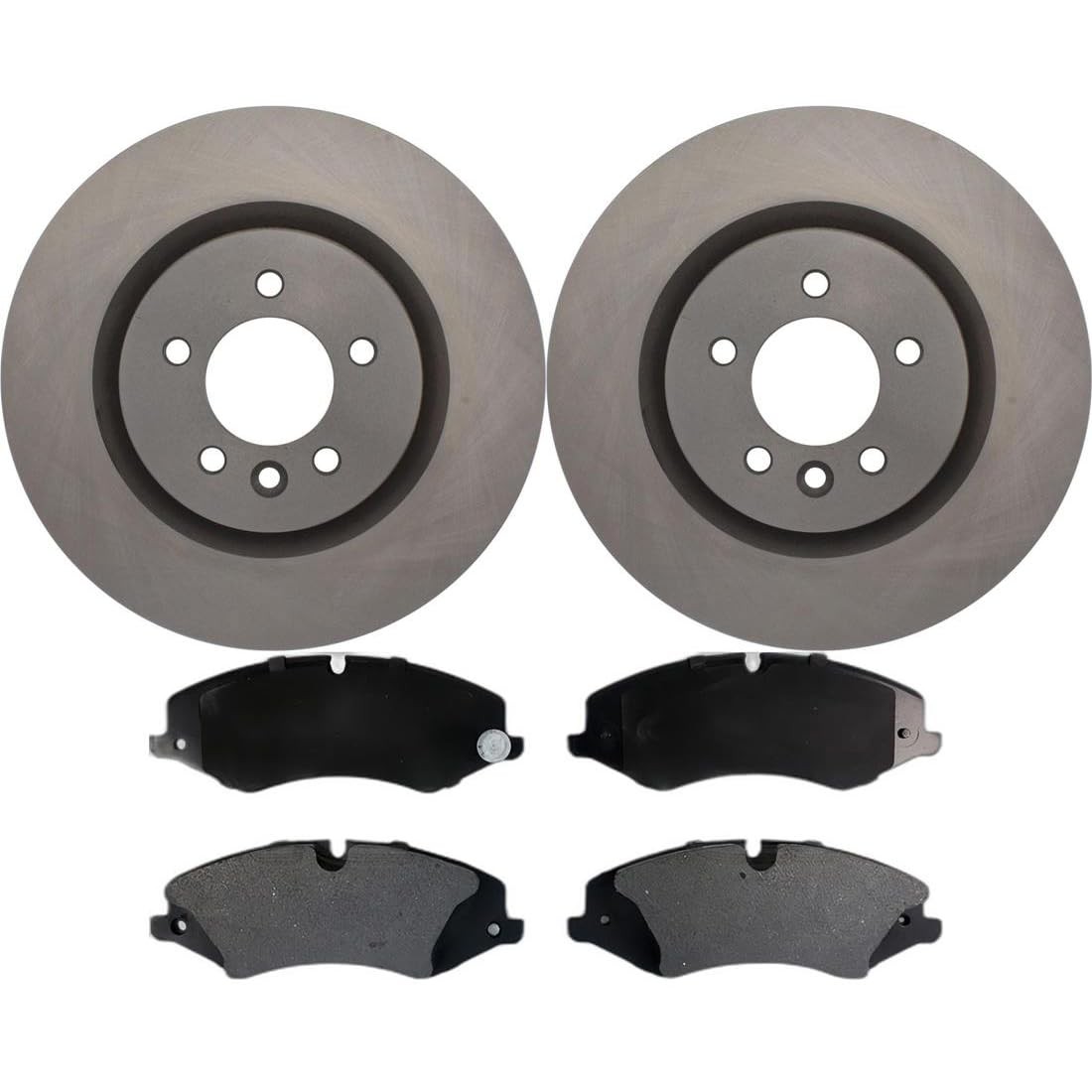 Front Brake Pads and Rotors Kit - Brake Kit Replacement for Land Rover