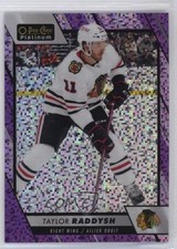 2023-24 O-Pee-Chee Platinum Violet Pixels 217/299 Taylor Raddysh #183 z6b