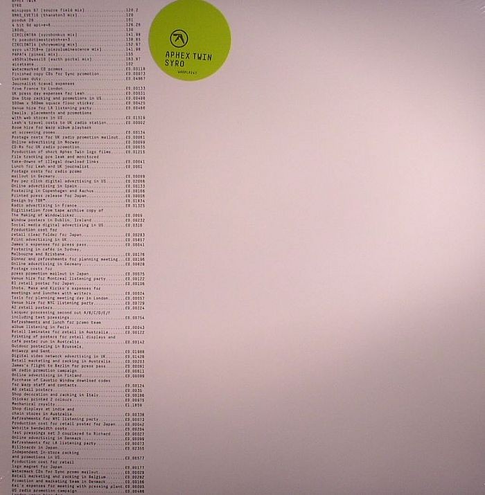 APHEX TWIN - Syro - Vinyl (trifold 3xLP)
