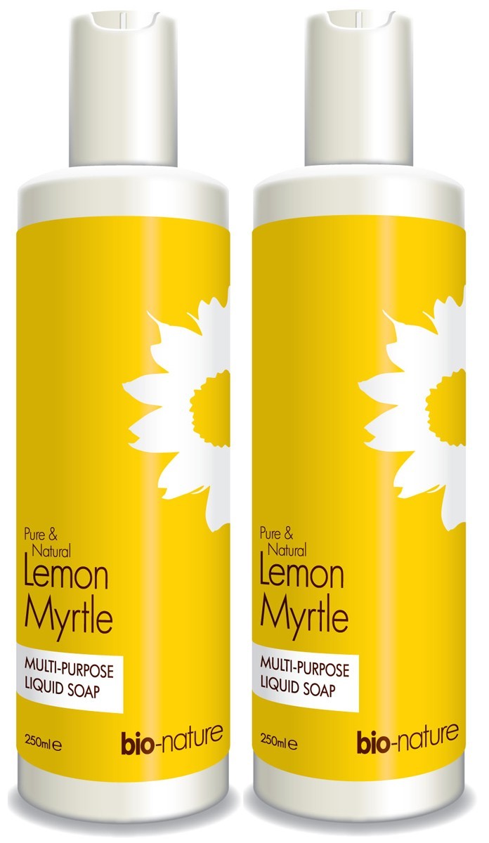 Bio-Nature Lemon Myrtle Multi-Purpose Liquid Soap 2 x 250ml