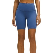 Lululemon Align Blue High Rise Short 8" Size M, 8" Inseam, Yoga Performance Wear