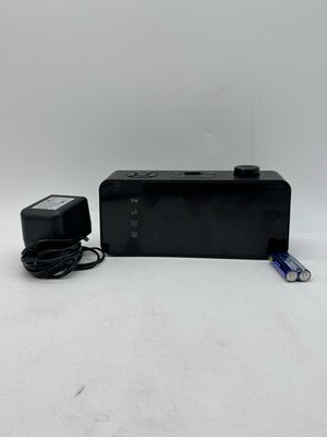 Insignia LED Digital AM/FM Dual Alarm Clock Bedroom 4-Level Dimmer Black
