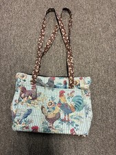 Unbranded Chicken purse 14"x10"x4.5" Zipper closure, 36" straps
