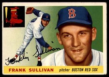 1955 Topps #106 Frank Sullivan EX Excellent RC Rookie Red Sox          ID:103055