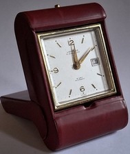Vintage : Looping : Swiss Made : 15 Jewel Hebel : 8 Tage Reisewecker ..