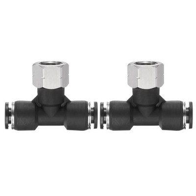 2pcs Pneumatic Quick Push to Connect Air Line Hose Fitting