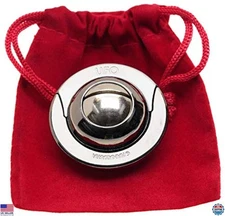 UFO Hanayama Brain Teaser Puzzle - 2019 Edition, Level 4, Includes RED Pouch