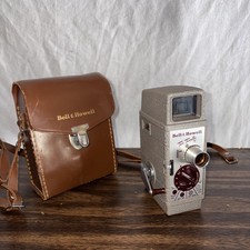 Vintage Bell  Howell Two Twenty 8mm Movie Camera With Carrying Case