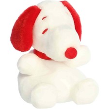 Aurora Palm Pals Peanuts Snoopy Red  White 5-Inch Stuffed Animal Plush
