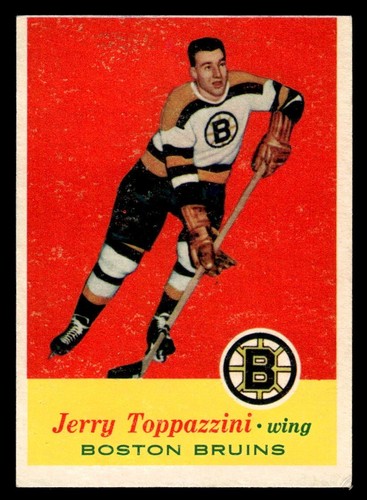 Jerry Toppazzini #5 1957 Topps card