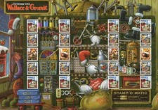 LS75 GB 2010 Wallace & Gromit Smiler sheet UNMOUNTED MINT/MNH