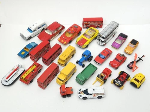 Vintage Matchbox Lesney Superfast Cars + Corgi juniors Diecast Toys Lot