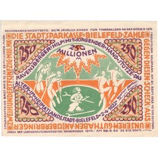 [#293646] Germany, Bielefeld, 250 Millionen Mark, 1922-04-02, AU